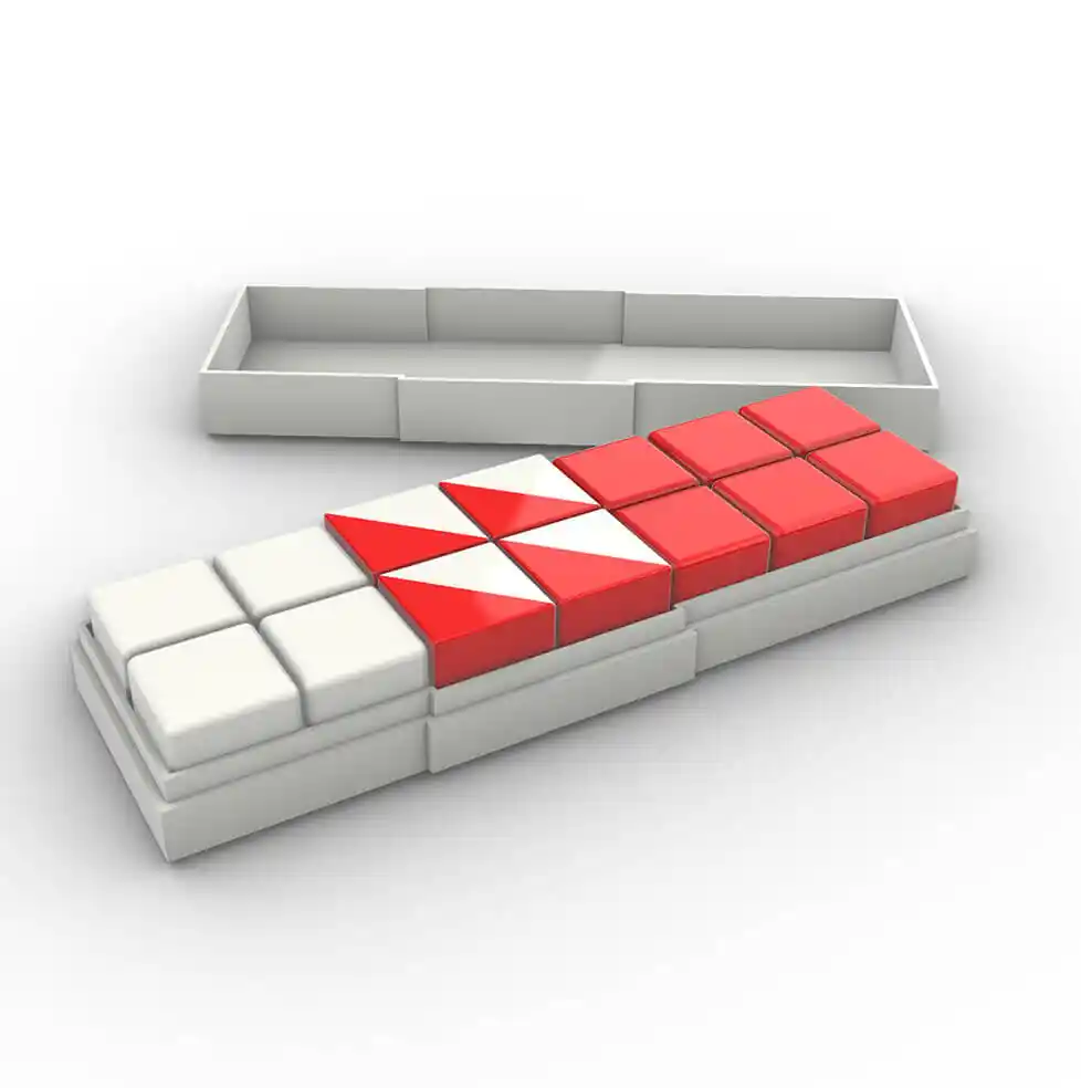 14 Cubos de Kohs para test WPPSI-IV